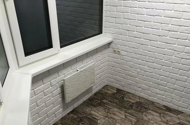 Французское остекление балкона - фото 158